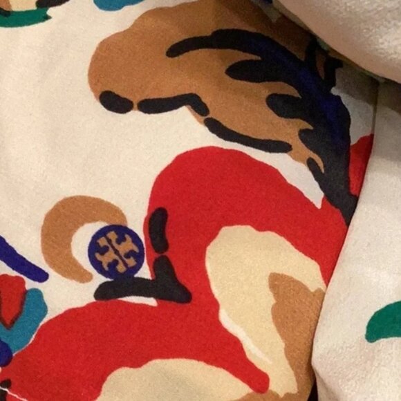 NWOT Tory Burch Wildflower 2012 Resort Collection Multi Ivey Maxi Dress XS $700 - Picture 10 of 14